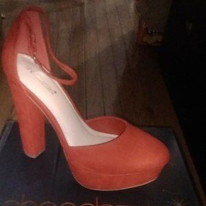 Brand New in Box Shoedazzle red pump high heels